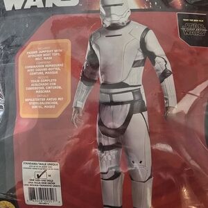 STARWARS Trooper Costume - White and Black XL